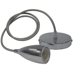 Pendul, Horoz, Edison, Chrome, 1M, 1XE27, Max 60W, 021-002-0001