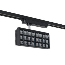 Spot pe sina, Elmark, Tl29, Pfld, 2, Linii, 60W, 30°, Lumina calda (3000K), Negru