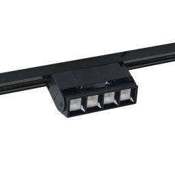 Spot pe sina, Elmark, Tl29, Zfld, 2, Linii, 12W, 30°, Lumina neutra (4000K), Negru