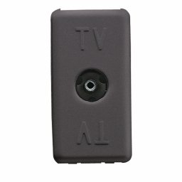 Priza TV directa Gewiss System Negru GW21228