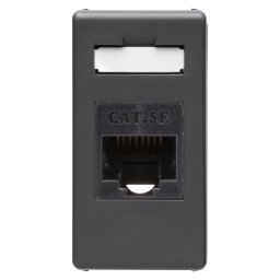 Priza date Gewiss System Rj45 Cat.5E Utp Negru GW21271