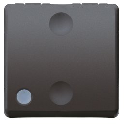 Intrerupator cap scara Gewiss System 1P 16Ax Ilum.2M Negru GW21589