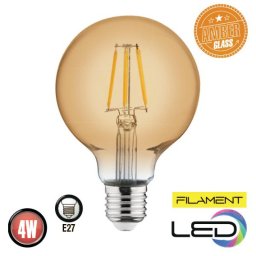 BEC RUSTIC LED 6W 2200K E27 220-240V RUSTIC GLOBE-6 HOROZ 001-030-0006-010