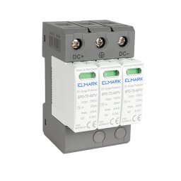 Descarcator T2 3P SPD DC 1500V 40kA curent continuu pentru sisteme fotovotaice