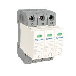 Descarcator T1+T2 3P SPD DC 1000V 12.5kA curent continuu pentru sisteme fotovotaice