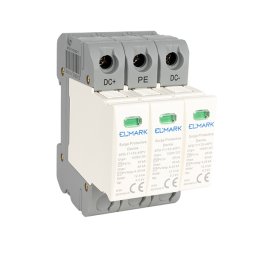 Descarcator T1+T2 3P SPD DC 1500V 12.5kA curent continuu pentru sisteme fotovotaice