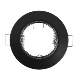 Rama spot, D80, H28, GU10, SA-50R Negru, Fix