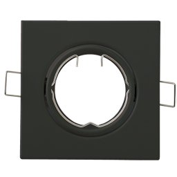 Rama spot, D80, H28, GU10, SA-51S, Negru, Mobil