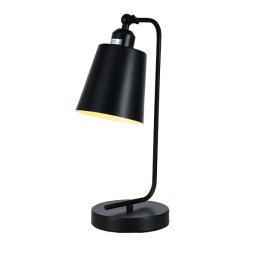 Veioză Derek 1xE27 negru Elmark 955DEREK1T/BL