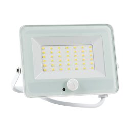 Proiector, LED, VEGA30, Slim, SMD, Cu Senzor, 30W, 3000K, Alb, IP65