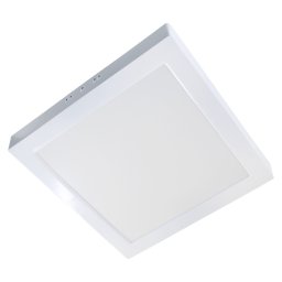Panou LED, 225x225x32mm, Alb, Patrat, Montaj Aparent, 18W, 2700K
