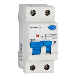 Intrerupator, automat, diferential, Schrack, AMPARO, Tip A, Bipolar, 1P+N, Curba C, 40A, 30mA, 10kA