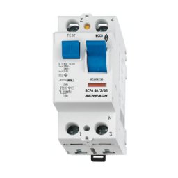 Intrerupator, diferential, Schrack, Tip A, Bipolar, 2P, 25A, 100mA, 10kA