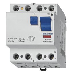 Intrerupator, diferential, Schrack, Tip A, Tetrapolar, 4P, 80A, 100mA, 10kA