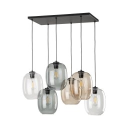 Candelabru Elio 6xE27 Negru TK Lighting 5974
