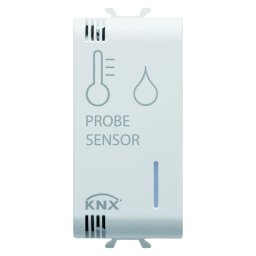 Senzor, de, temperatura/umiditate, Gewiss, KNX/Easy, 1, modul, alb, lucios,, GW10762H