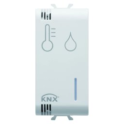 Senzor, de, umiditate/temperatura, Gewiss, Chorus, KNX, 1, modul, alb, lucios,, GW10799H