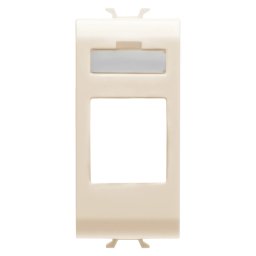 Adaptor, conectori, date, carcasa, tip, AMP, mufa, trapezoidala, 1, modul, fildes, Gewiss, Chorus, GW11431