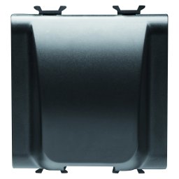 Iesire, cablu, 2, module, negru, satinat, Gewiss, Chorus, GW12194