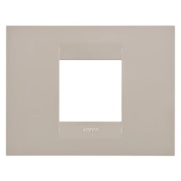 Placa, Geo, in, tehnopolimer, 2, module, canepa, Gewiss, Chorus, GW16402TC