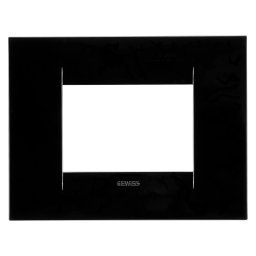 Placa, Geografica, in, tehnopolimer, 3, module, toner, negru, Gewiss, Chorus, GW16403TN