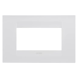 Placa, Geo, in, tehnopolimer, vopsit, 4, module, alb, satinat, Gewiss, Chorus, GW16404VW