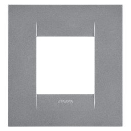 Placa, Geo, internationala, in, tehnopolimer, vopsit, 2+2, module, verticale, titan, Gewiss, Chorus, GW16422VT