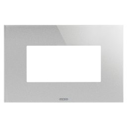 Placa, internationala, Geo, in, tehnopolimer, 2+2, module, verticale, titan, Gewiss, Chorus, GW16904CT