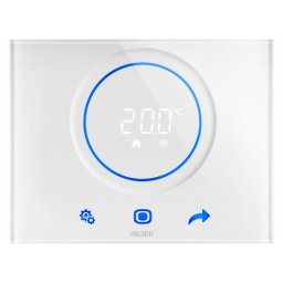 Termostat, Thermo, Ice, KNX/Easy, montaj, încastrat, alb, Gewiss, Chorus, GW16974CB