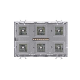 Modul, panou, cu, butoane, tactile, KNX, 6, canale, cu, simboluri, interschimbabile, 3, module, Gewiss Chorus GWA9421