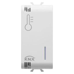 Senzor, de, temperatura, Gewiss, Chorus, KNX, 1, modul, alb, lucios,, GW10799