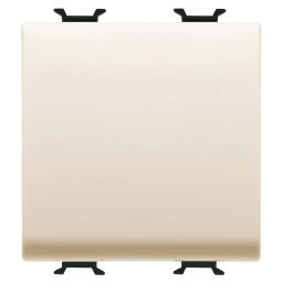 Intrerupator cap scara, 1P, 250V ca, 16AX, neutru, 2 module, fildes, Gewiss Chorus, GW11071
