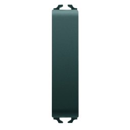 Intrerupator, simplu, 1P, 250V, c.a., 10AX, neutru, 1/2, modul, negru, satinat, Gewiss, Chorus, GW12021