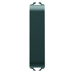 Modul, de, blansare, 1/2, modul, satinat, negru, Gewiss Chorus GW12197