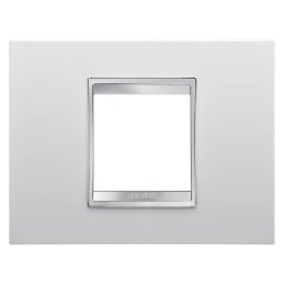 Placa, Lux, Gewiss, Chorus, in, tehnopolimer, 2, module, alb, GW16202TB