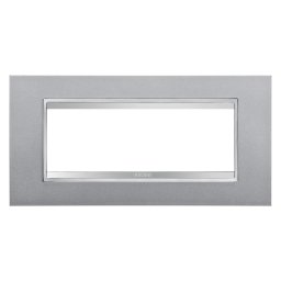 Placa, Lux, Gewiss, Chorus, in, tehnopolimer, vopsit, 6, module, titan, GW16206VT