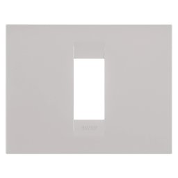 Placa, Geo, in, tehnopolimer, vopsit, 1, modul, bej, natural, Gewiss, Chorus, GW16401VL