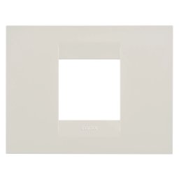 Placa, Geo, in, tehnopolimer, 2, module, fildes, Gewiss, Chorus, GW16402TI