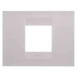 Placa, Geo, in, tehnopolimer, vopsit, 2, module, bej, natural, Gewiss, Chorus, GW16402VL