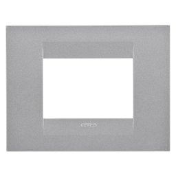 Placa, Geo, in, tehnopolimer, vopsit, 3, module, titan, Gewiss, Chorus, GW16403VT