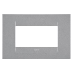 Placa, Geo, in, tehnopolimer, vopsit, 4, module, titan, Gewiss, Chorus, GW16404VT