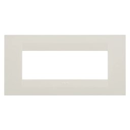 Placa, Geo, in, tehnopolimer, 6, module, fildes, Gewiss, Chorus, GW16406TI