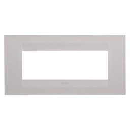 Placa, Geo, in, tehnopolimer, vopsit, 6, module, bej, natural, Gewiss, Chorus, GW16406VL
