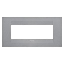 Placa, Geo, in, tehnopolimer, vopsit, 6, module, titan, Gewiss, Chorus, GW16406VT
