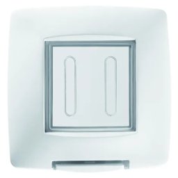 Placa, etansa, standard, international, 2, circuite, IP55, alb, Gewiss, Chorus, GW16702TBN