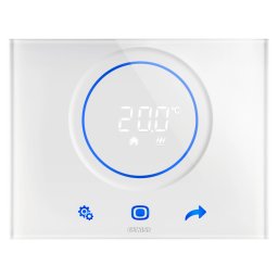 Termostat, Thermo, Ice, KNX, montare, pe, perete, alb, Gewiss, Chorus, GW16976CB