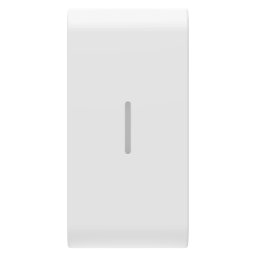 Buton, Inlocuibil, Pentru, Comenzi, Axiale, Cu, Difuzor, 1, Modul, Alb, Satinat, Gewiss Chorus GW15555S