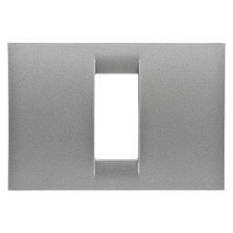 Placa, Virna, In, Finisaj, Lucios, Din, Tehnopolimer, 1 Modul, Titan, Metalic, Sistem, Gewiss, System, GW22281