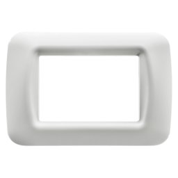 Placa, Superioara, Sistem, Finisare, Lucioasa, Din, Tehnopolimer, 3 Module, Nori, Albi, Sistem, Gewiss, System, GW22503
