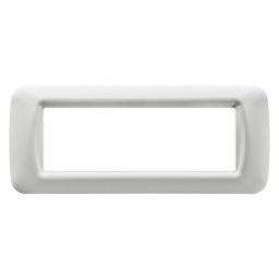 Placa, Superioara, Sistem, Finisare, Lucioasa, Din, Tehnopolimer, 6 Module, Nori, Albi, Sistem, Gewiss, System, GW22506